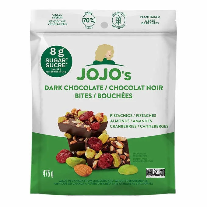 - Automatic induction pet water dispenserJojo's Dark Chocolate Bites, 475 g