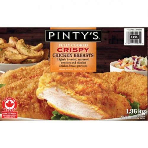 - Winter warm clothes for short-haired dogsPinty's Crispy Chicken Breasts
