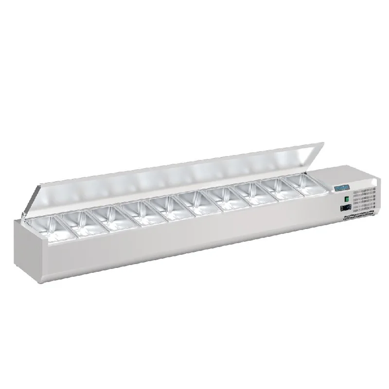 - Pet tear stain cleaning wipesPolar G-Series Countertop Prep Fridge with Lid 10x 1/4GN