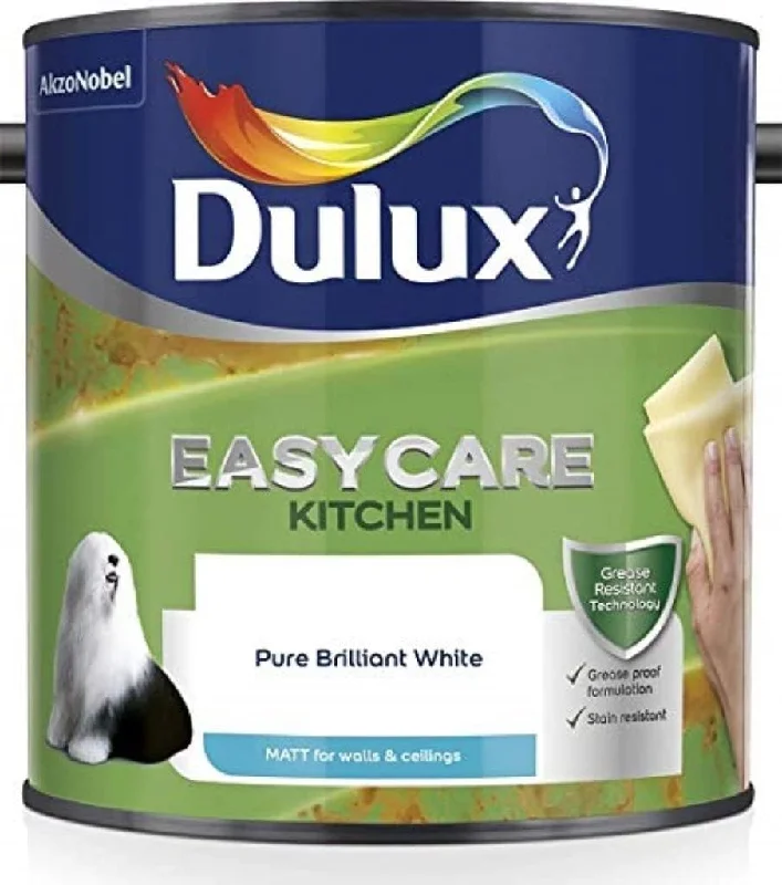 - Dog heart rate monitoring collarDulux Easycare Kitchen Pure brilliant white Matt Emulsion paint, 2.5L - Dog heart rate monitoring collarDulux Easycare Kitchen Pure brilliant white Matt Emulsion paint, 2.5L