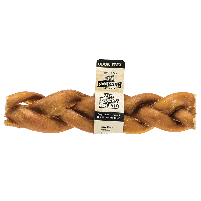- Special food for puppiesRedbarn Odor Free 7" Braided Bully Stick