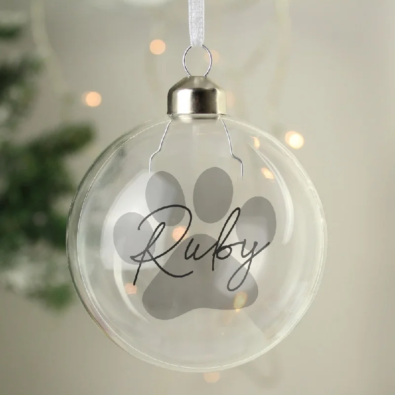 - Deodorizing cat litter tofu litterPersonalised Pet Glass Bauble