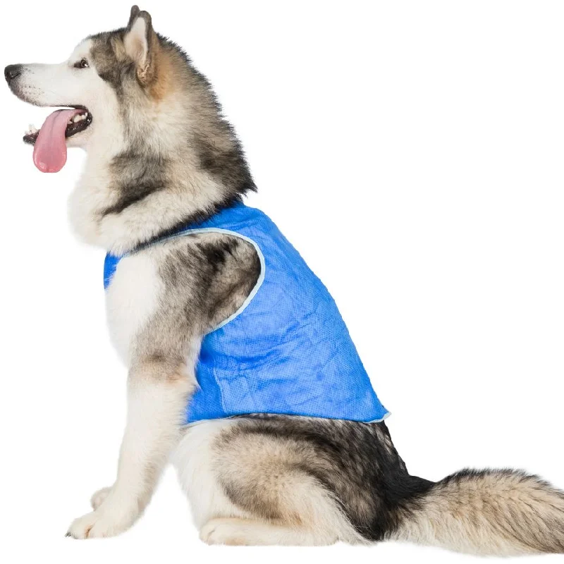 - Pet tear stain cleaning wipesAlaska Dog Cooling Vest Sapphire