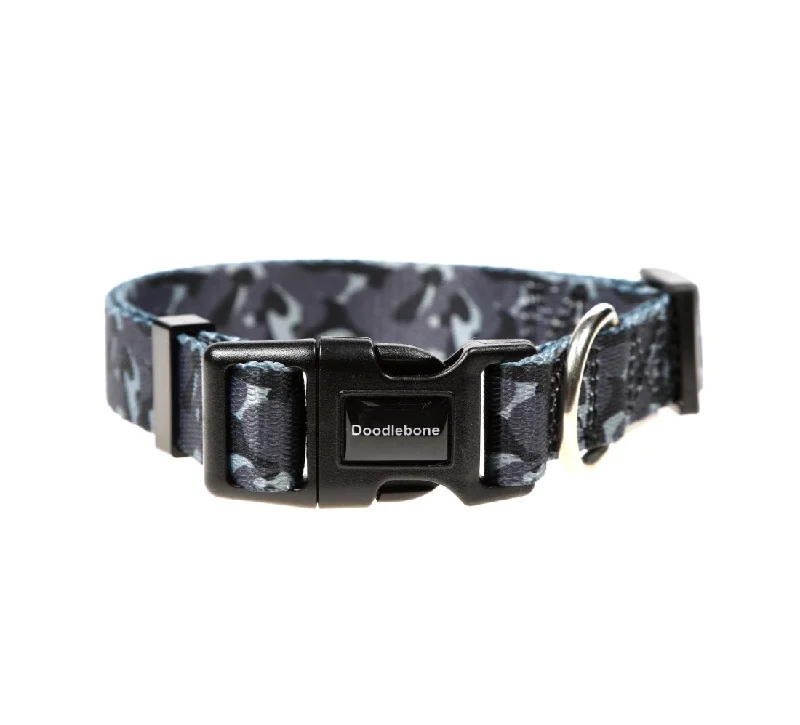 - Automatic induction pet water dispenserDoodlebone Smokey Grey Camo Dog Collar