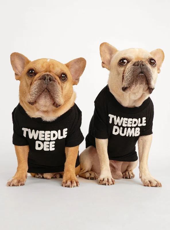 Pet raincoatTweedle Dee + Tweedle Dumb (2-Pack) Dog Tee
