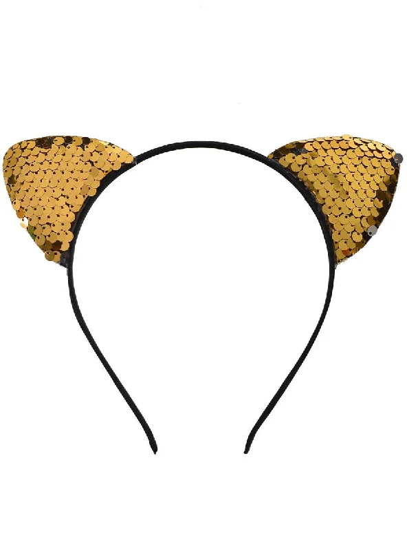 - Winter dog thick down jacketSequinned Gold Cat Ears Headband Costume Accessory