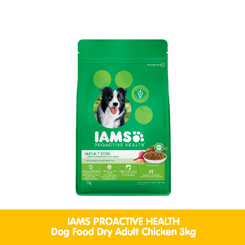 -Grain-free dog food recommendationIAMS Proactive Health Dog Food Dry Adult Chicken 3kg -Grain-free dog food recommendationIAMS Proactive Health Dog Food Dry Adult Chicken 3kg