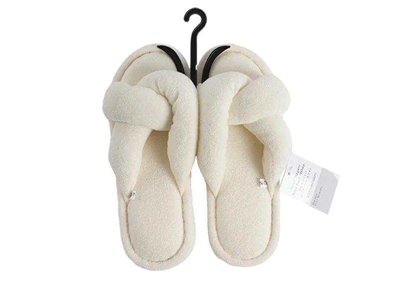 - Teething and chewing toys for puppiesTowel Slippers Rope Band White