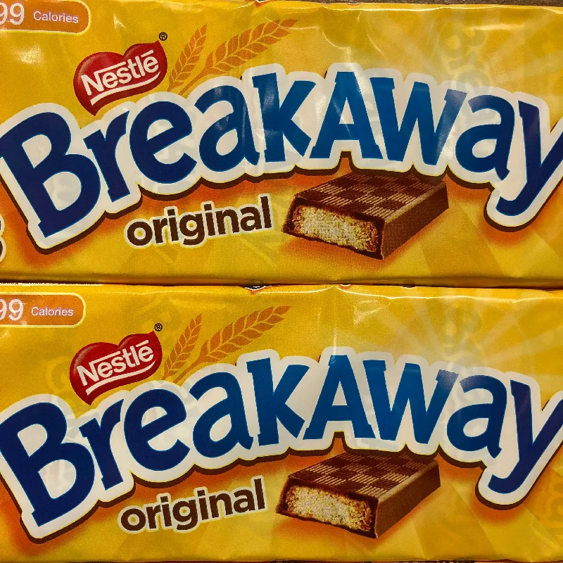  -Splash-proof food bowl AND Anti-choking slow food bowl32x Breakaway Milk Chocolate Biscuits Bars (4 Packs of 8x19.1g)