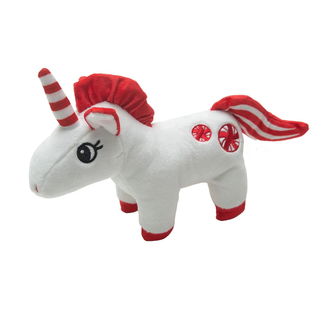 - Organic cotton dog bibsSnugarooz Pepper the Unicorn Dog Toy