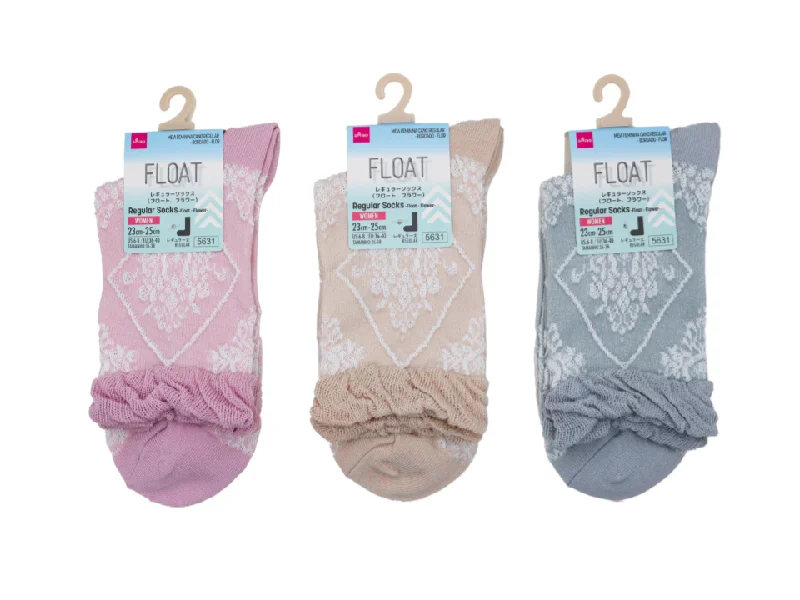 ---Regular Socks Float Flower