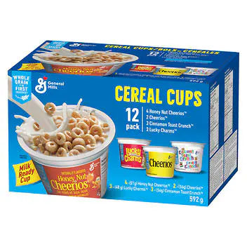 - Automatic temperature adjustment cat bedGeneral Mills Cereal Cups Variety Pack, 12-count