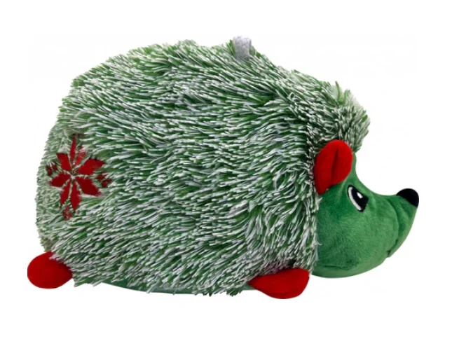 ---KONG Company Holiday Comfort HedgeHug Dog Toy