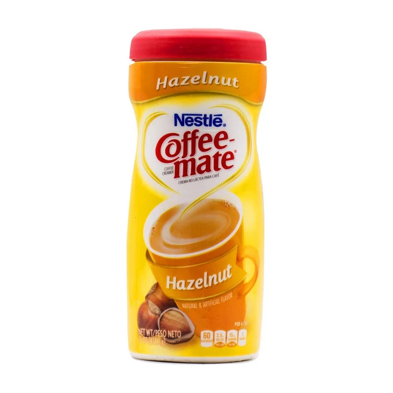 - Organic cotton dog bibsNESTLE COFFEE MATE HAZELNUT 425.2 GM