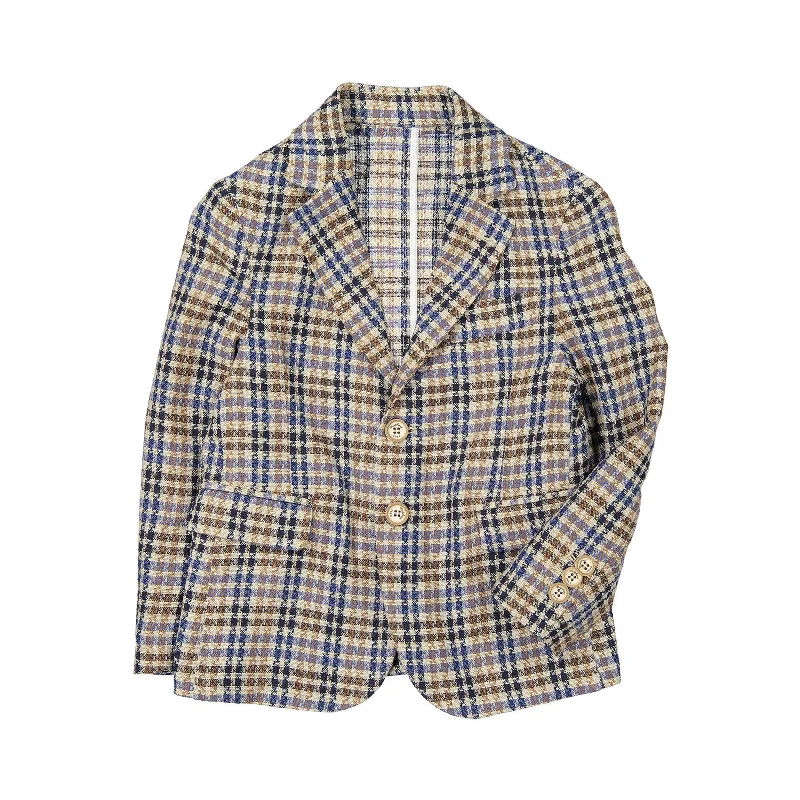 - ​​Christmas pet Christmas clothingNupkeet Plaid Tweed Ducati Blazer