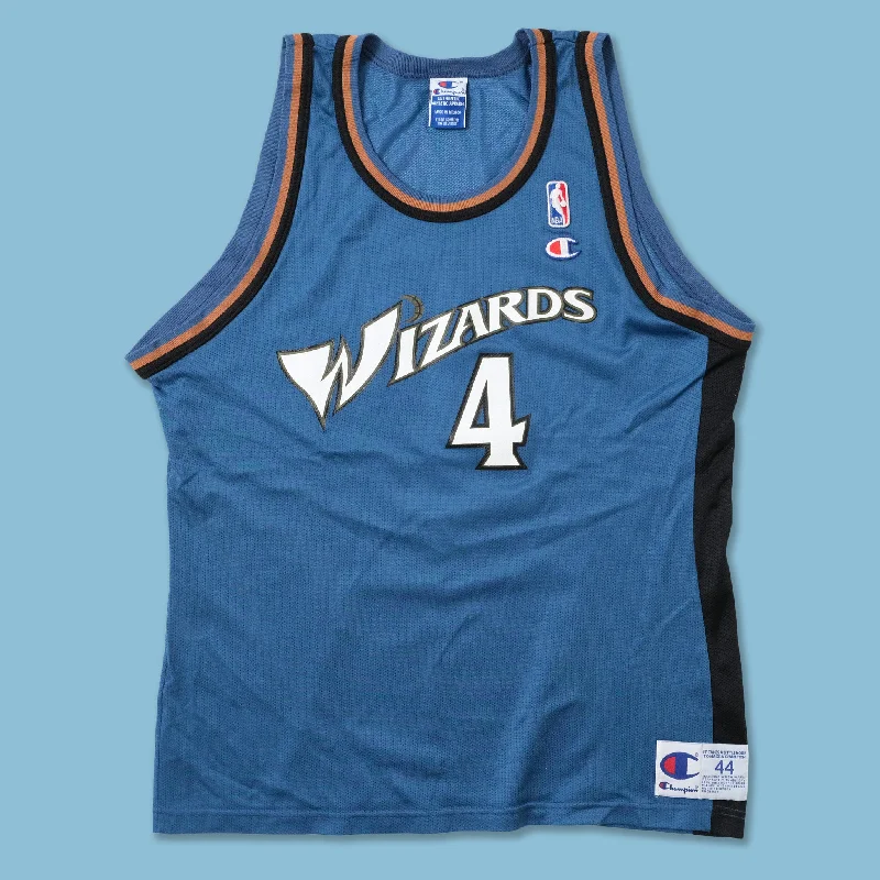 - Organic cotton dog bibsVintage Champion Washington Wizards Webber Jersey Large