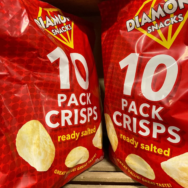 - Degradable pet feces bag20x Diamond Ready Salted Crisps (2 Packs of 10x18g)