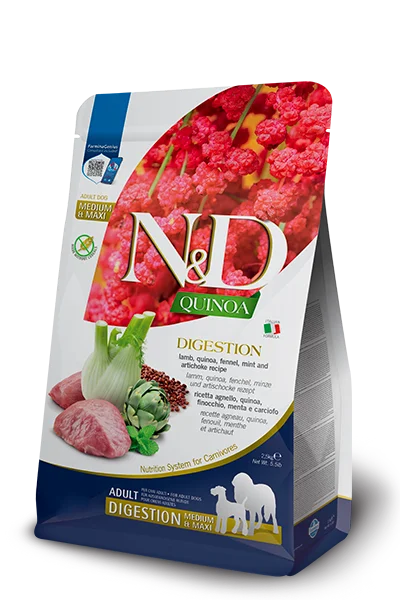 - Pet stroller can be taken on the planeFarmina N&D Quinoa Digestion Lamb Medium & Maxi Dry Dog Food