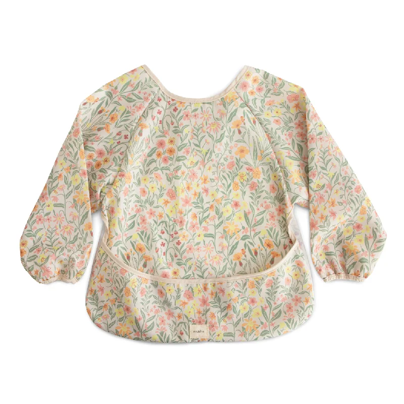 - Dog disposable foam shower gelMushie Long Sleeve Bib | Pastel Blooms