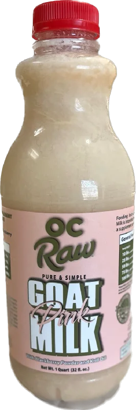 ---OC Raw Dog Frozen Pink Goat Milk