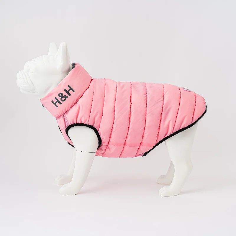  -Explosion-proof leash FOR LARGE dogsHugo & Hudson Puffer Jacket Light Pink/Grey