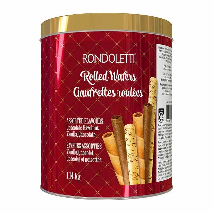 - Natural latex pet mattressRondoletti Rolled Wafers, Assorted Flavours, 1.14 kg