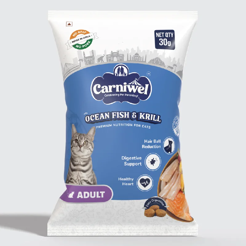 - Custom pet birthday cakeCarniwel Ocean Fish and Krill For Adult Cat Dry Food (30g) - Custom pet birthday cakeCarniwel Ocean Fish and Krill For Adult Cat Dry Food (30g)