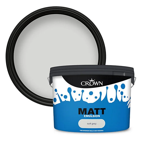 - Custom pet birthday cakeCrown Walls & Ceilings Emulsion Matt Soft Grey - 10L
