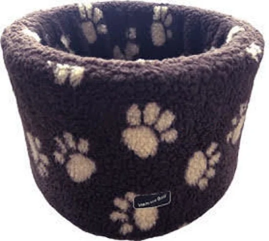 Pet ProductsHemmo Fleece Tube Pet Bed With Paws