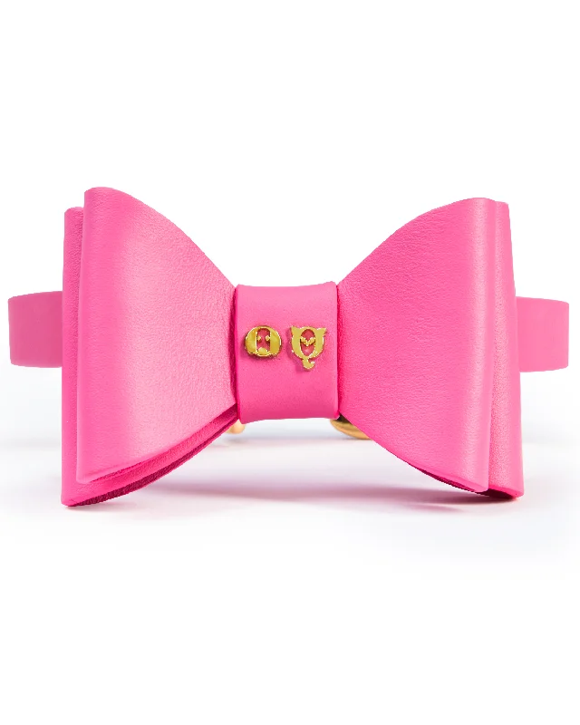 ### General pet accessoriesMetapink Bow Dog Collar