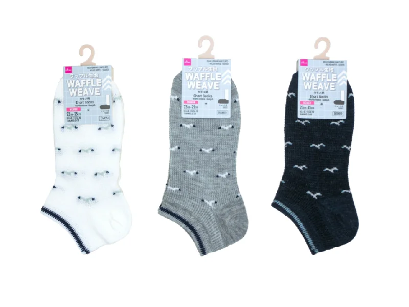 - ​​Christmas pet Christmas clothingShort Socks Waffle Weave Seagull