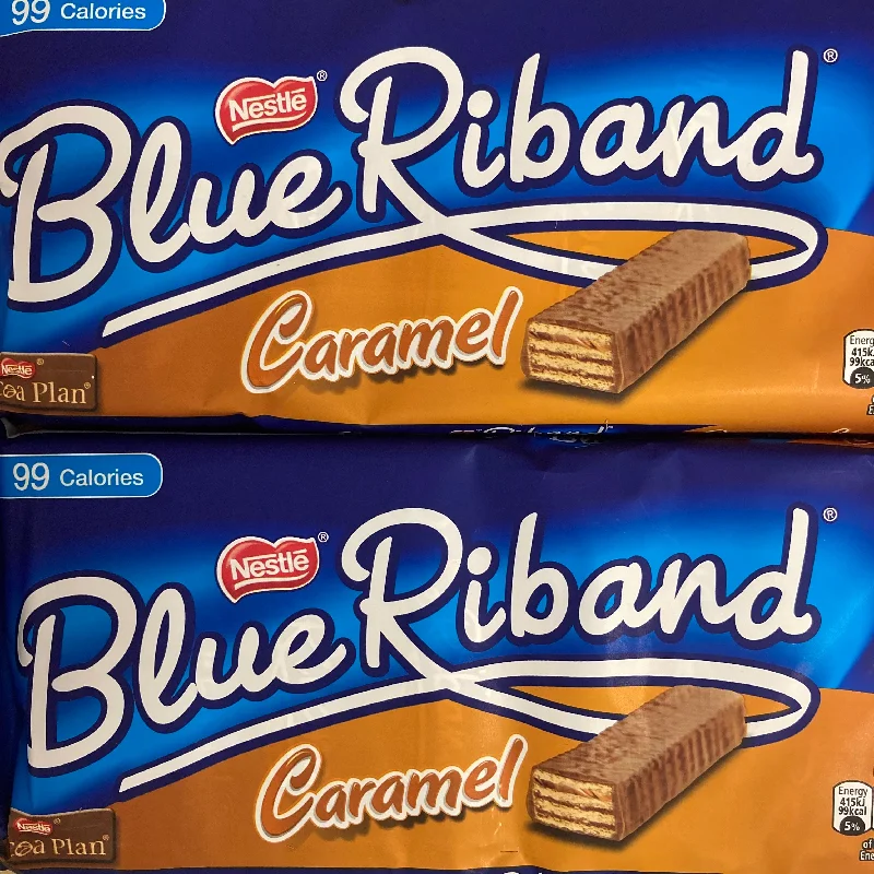 - Custom pet birthday cake32x Blue Riband Caramel Milk Chocolate Wafer Bars (4 Packs of 8x20g)