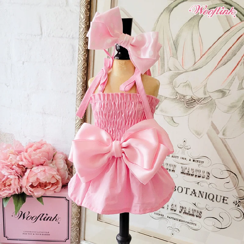 Classification by material or design:Wooflink Pink Lady Dress