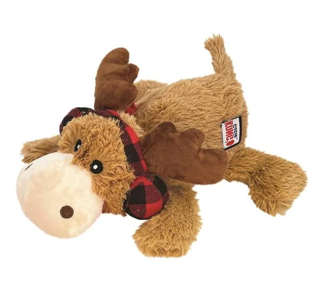 - Automatic temperature adjustment cat bedKONG Holiday – Cozie Reindeer Dog Toy
