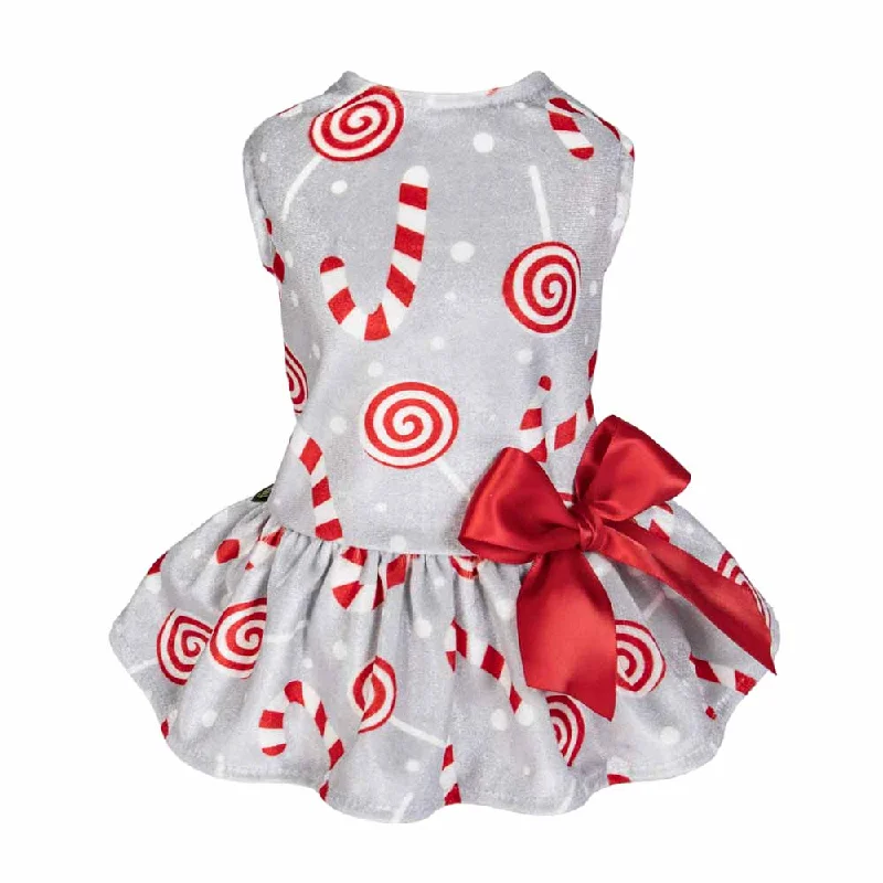- Car dog seat beltChristmas Candy Dog Dress