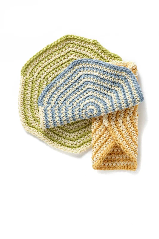 - Organic cotton dog bibsHermosa Beach Washcloth Set (Crochet)