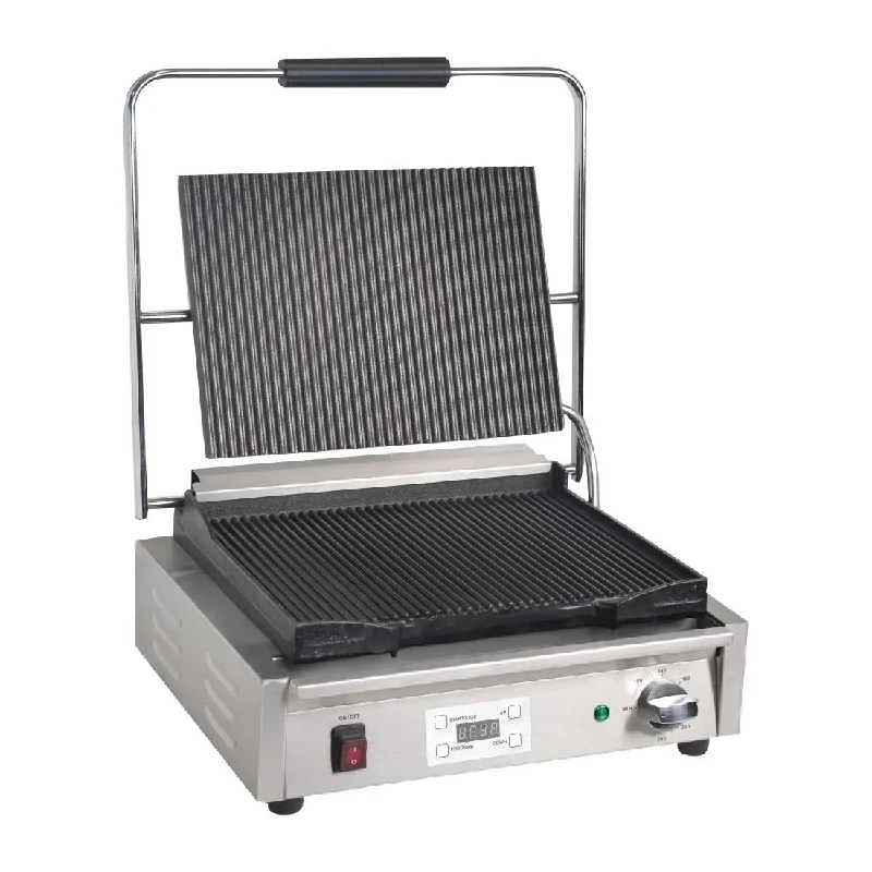 - Automatic induction pet water dispenserApuro Large Contact Grill Ribbed Plates with Timer - Automatic induction pet water dispenserApuro Large Contact Grill Ribbed Plates with Timer