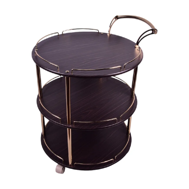- Automatic temperature adjustment cat bedTEA TROLLEY ROUND D/BROWN GOLDEN