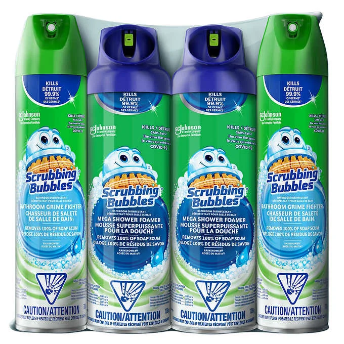 - Car dog seat beltScrubbing Bubbles Mega Shower Foamer and Bathroom Cleaner Aerosol Combo 4 x 708g