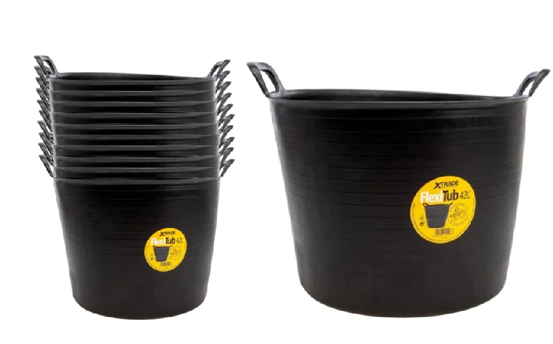 - Car dog seat beltXtrade Black Flexible Tub 42 Litre For Building Mixing Carrying Storage - Car dog seat beltXtrade Black Flexible Tub 42 Litre For Building Mixing Carrying Storage