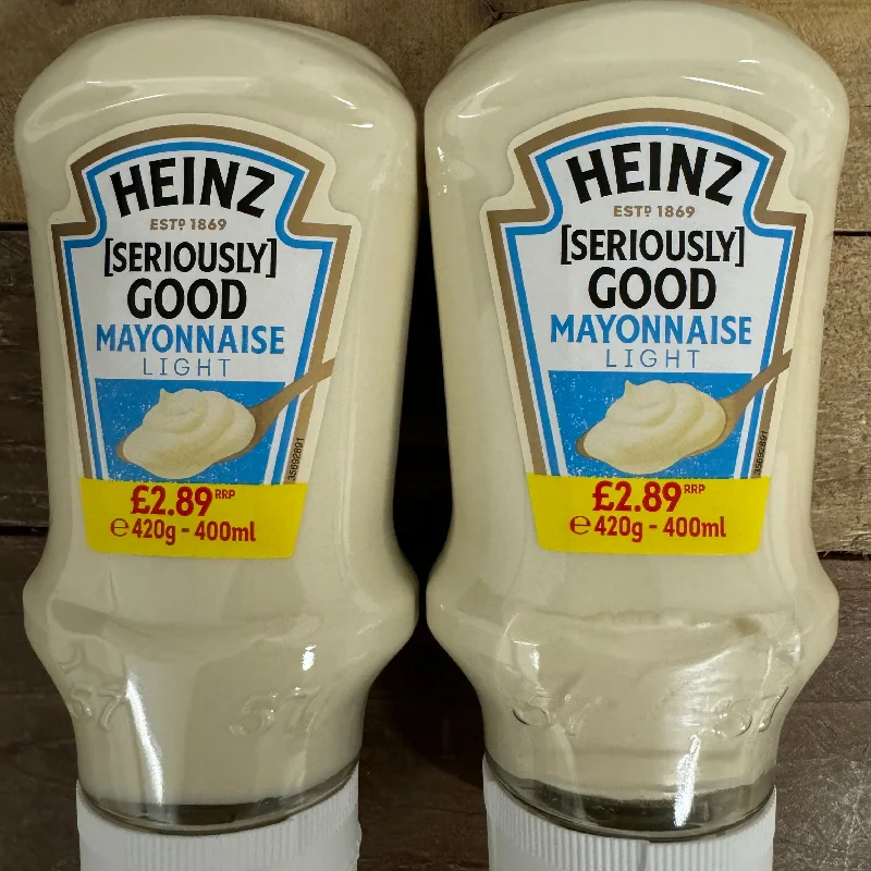 - Pet smart GPS locator2x Heinz Seriously Good Mayonnaise Light Bottles (2x420g)