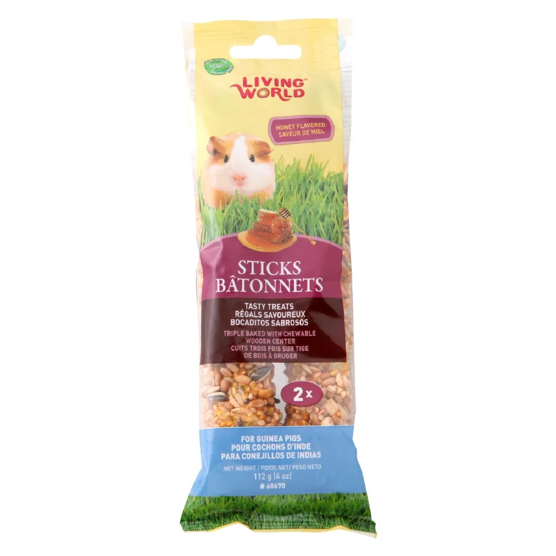 - Air box TSA certified check-inGuinea Pig Treat Sticks - Honey Flavored - 112 g - 2 pack