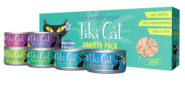 - Dog disposable foam shower gelTiki Cat Luau Queen Emma Variety Pack 12ct 2.8oz