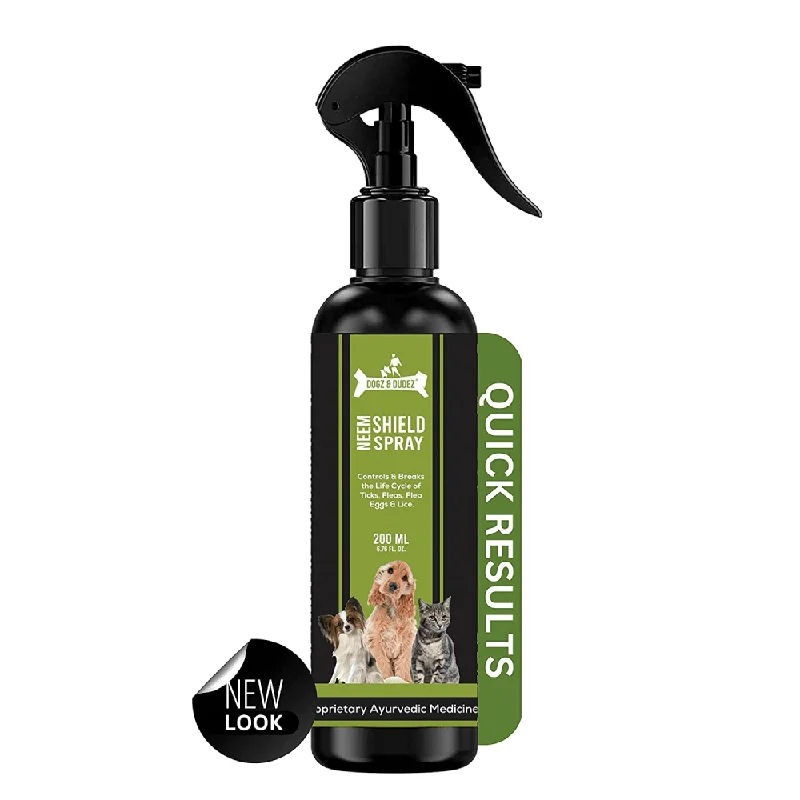- Car dog seat beltDOGZ & DUDEZ Natural Neem Shield Tick & Flea Repellent Spray for Dogs and Cats