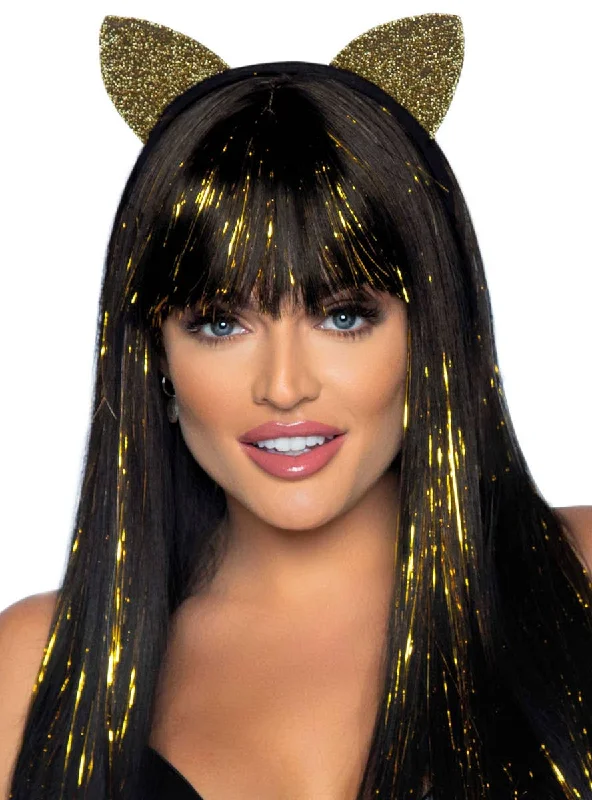 - Pet diabetes prescription foodFlirtatious Gold Glitter Cat Ears Costume Headband