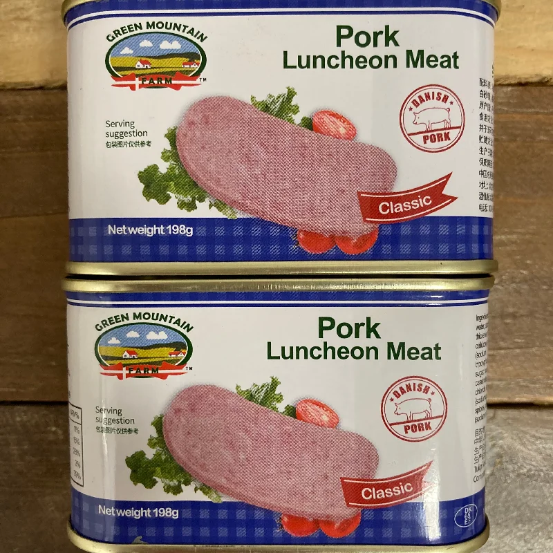  -Anti-scratch sofa protective cover2x Green Mountain Farm Pork Luncheon Meat Tins (2x198g)