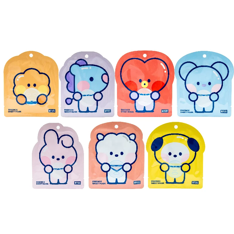 - Organic cotton dog bibsBT21 Minini Essence Sheet Mask Pack