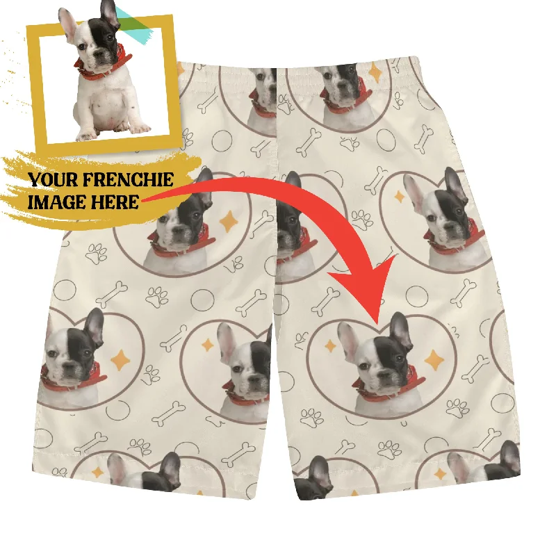 - Durable nylon dog leash wholesaleCustom Mens All Over Print Shorts with French Bulldog image
