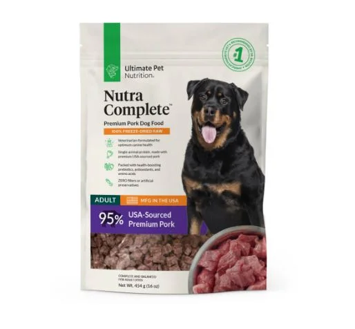 - Degradable pet feces bagUltimate Pet Nutrition Nutra Complete™ 100% Freeze-Dried Raw Pork Dog Food - Degradable pet feces bagUltimate Pet Nutrition Nutra Complete™ 100% Freeze-Dried Raw Pork Dog Food