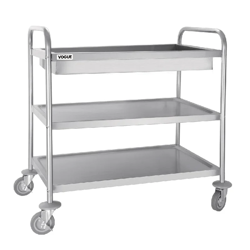 - Parrot climbing and standing wooden frameVogue Stainless Steel 3 Tier Deep Tray Clearing Trolley - Parrot climbing and standing wooden frameVogue Stainless Steel 3 Tier Deep Tray Clearing Trolley